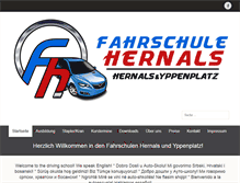 Tablet Screenshot of fahrschule-hernals.at